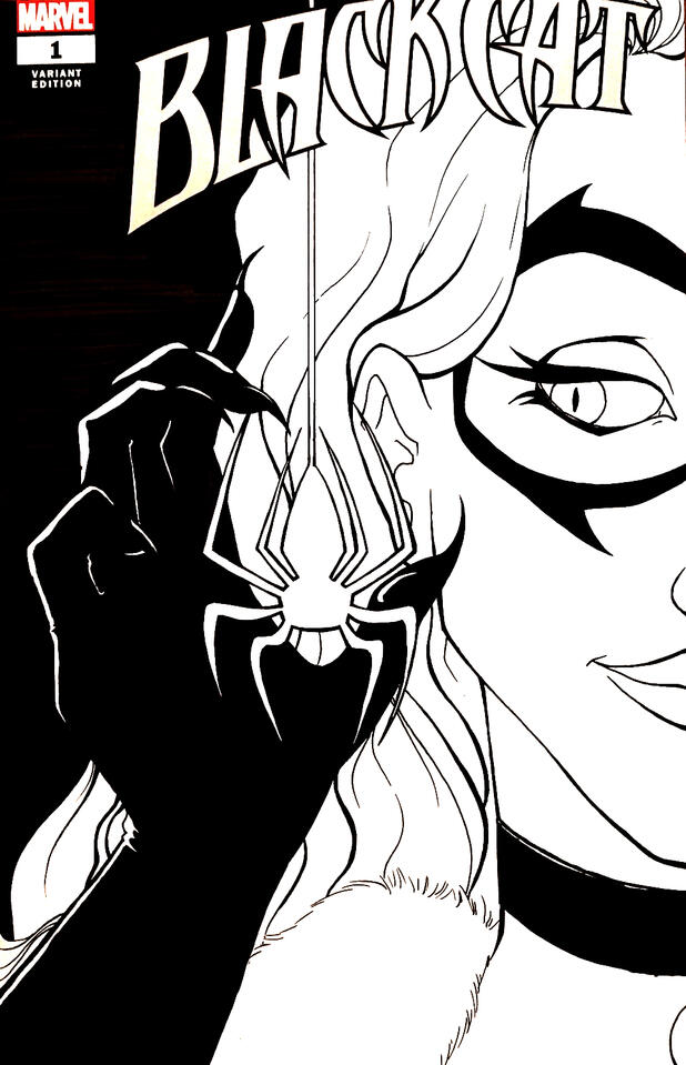 Sketch cover for Black Cat.