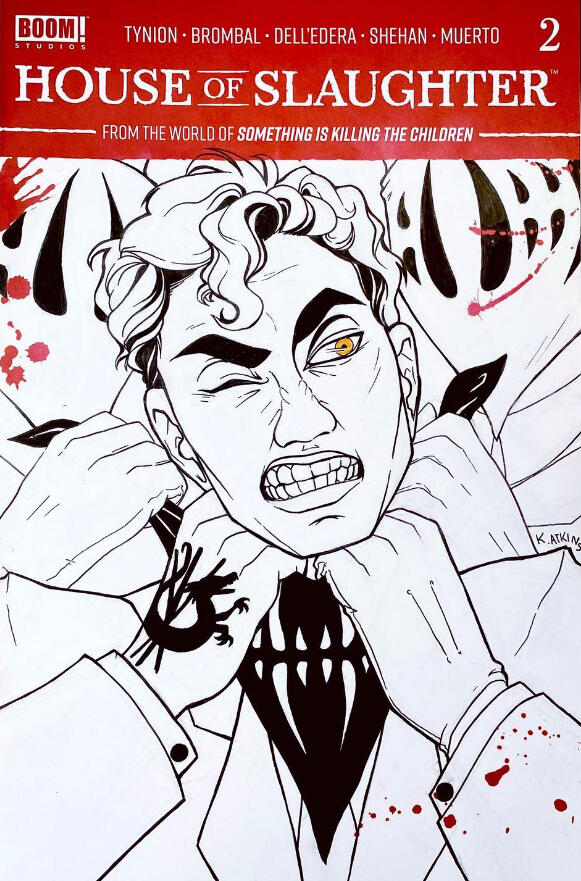 Sketch cover for House of Slaughter.